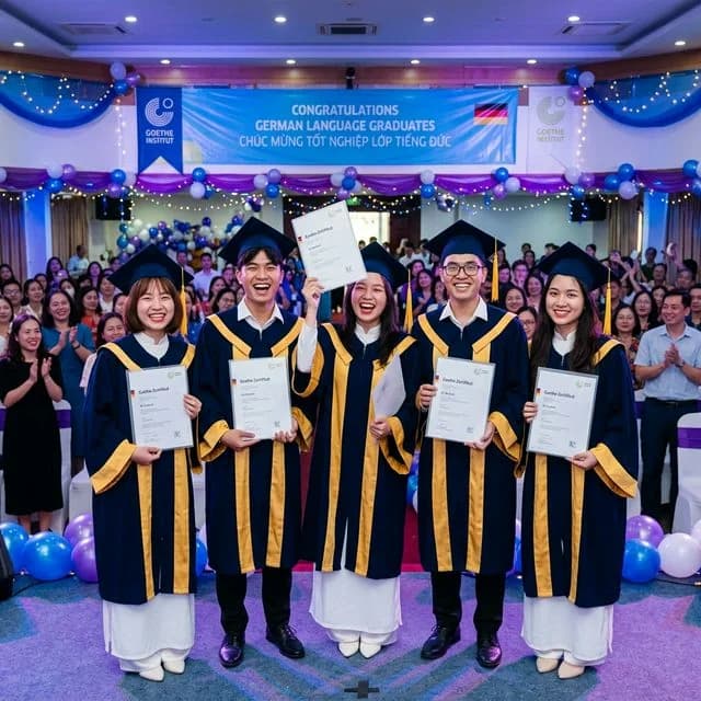 Lễ trao chứng chỉ và thành tích